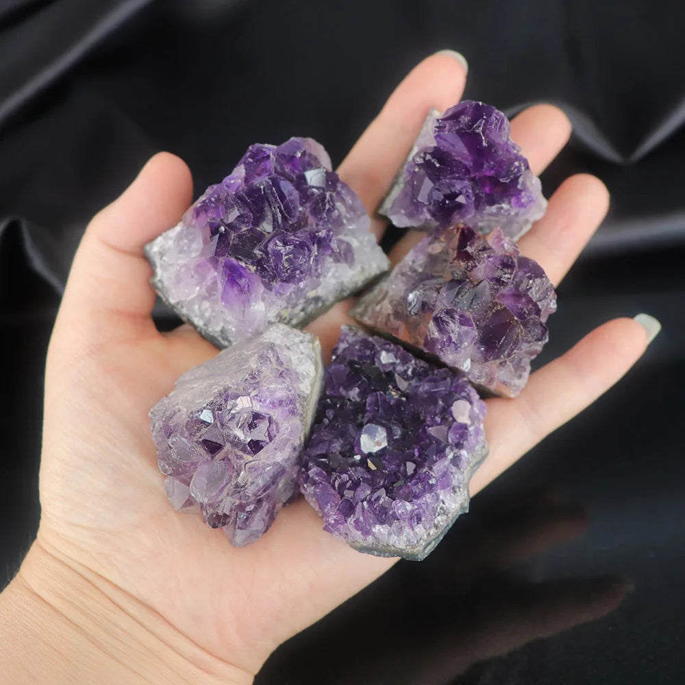 Natural Amethyst Geode Wand – Healing Crystal & Home Decor