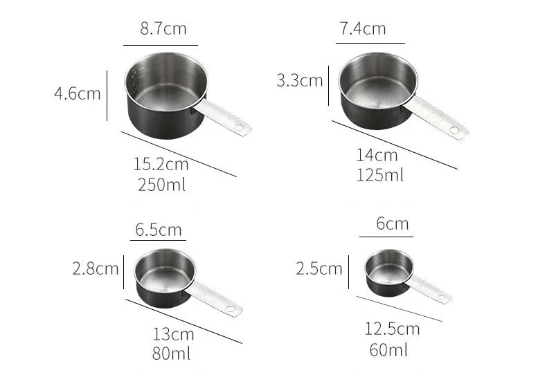 UPORS Measuring Cups & Spoons Set