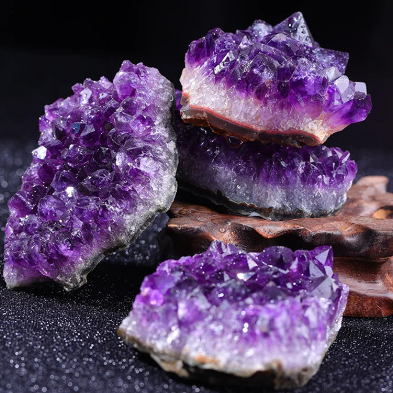 Natural Amethyst Geode Wand – Healing Crystal & Home Decor