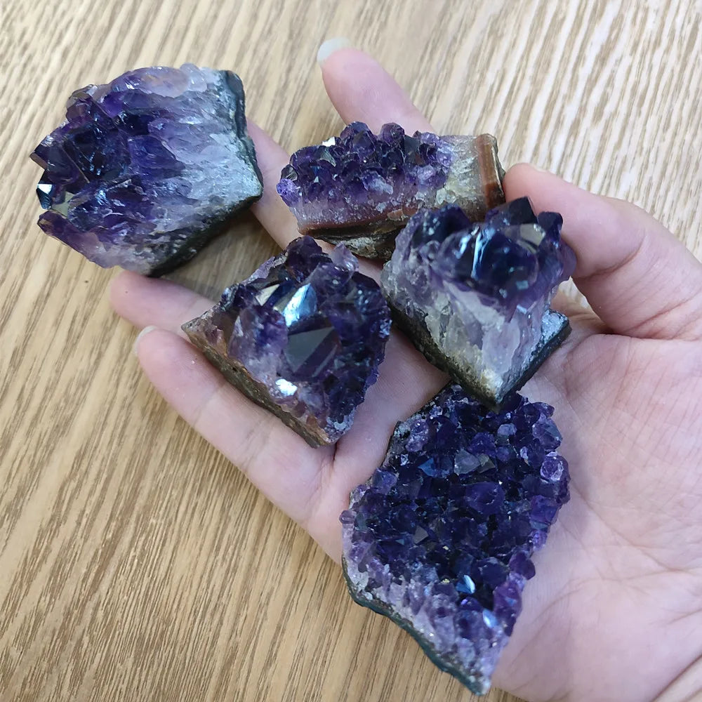 Natural Amethyst Geode Wand – Healing Crystal & Home Decor