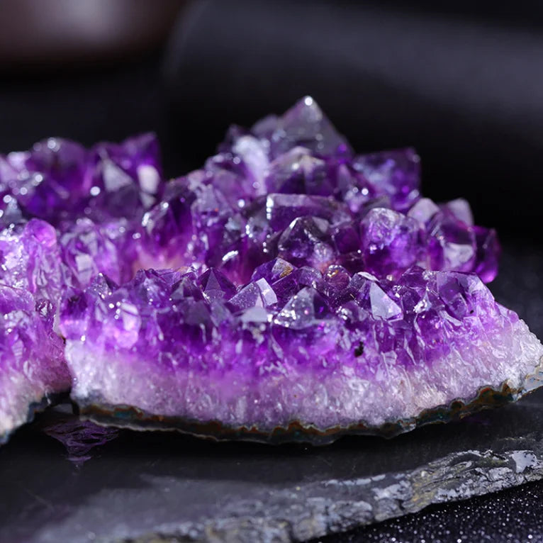 Natural Amethyst Geode Wand – Healing Crystal & Home Decor
