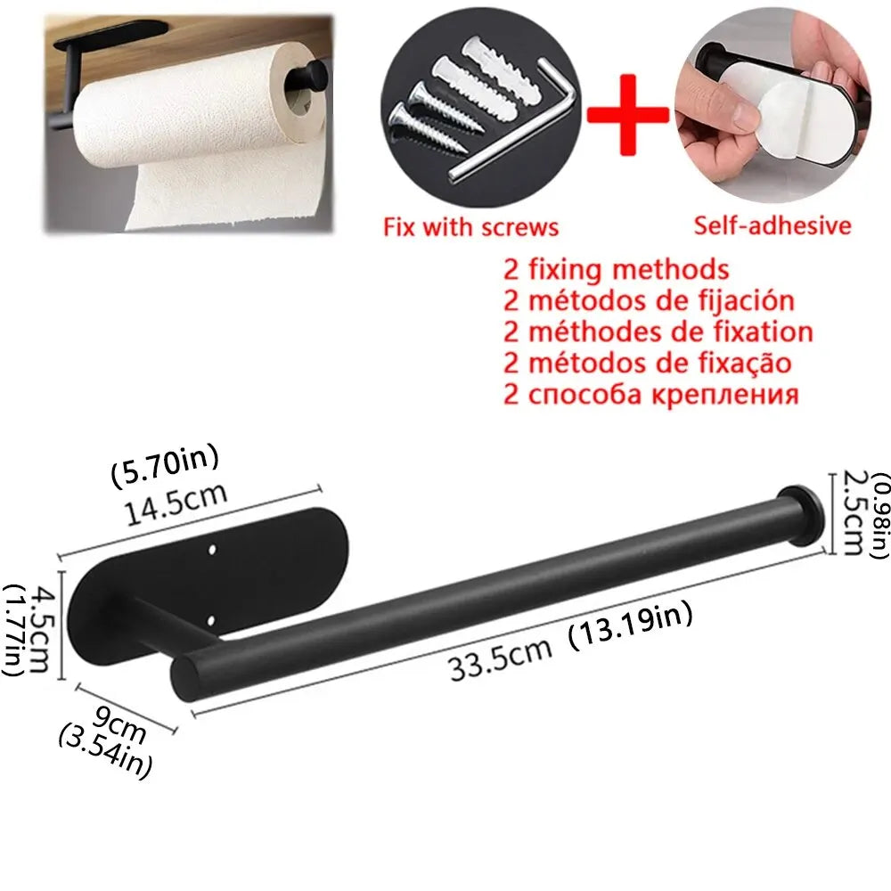 Adhesive Paper Towel Holder!