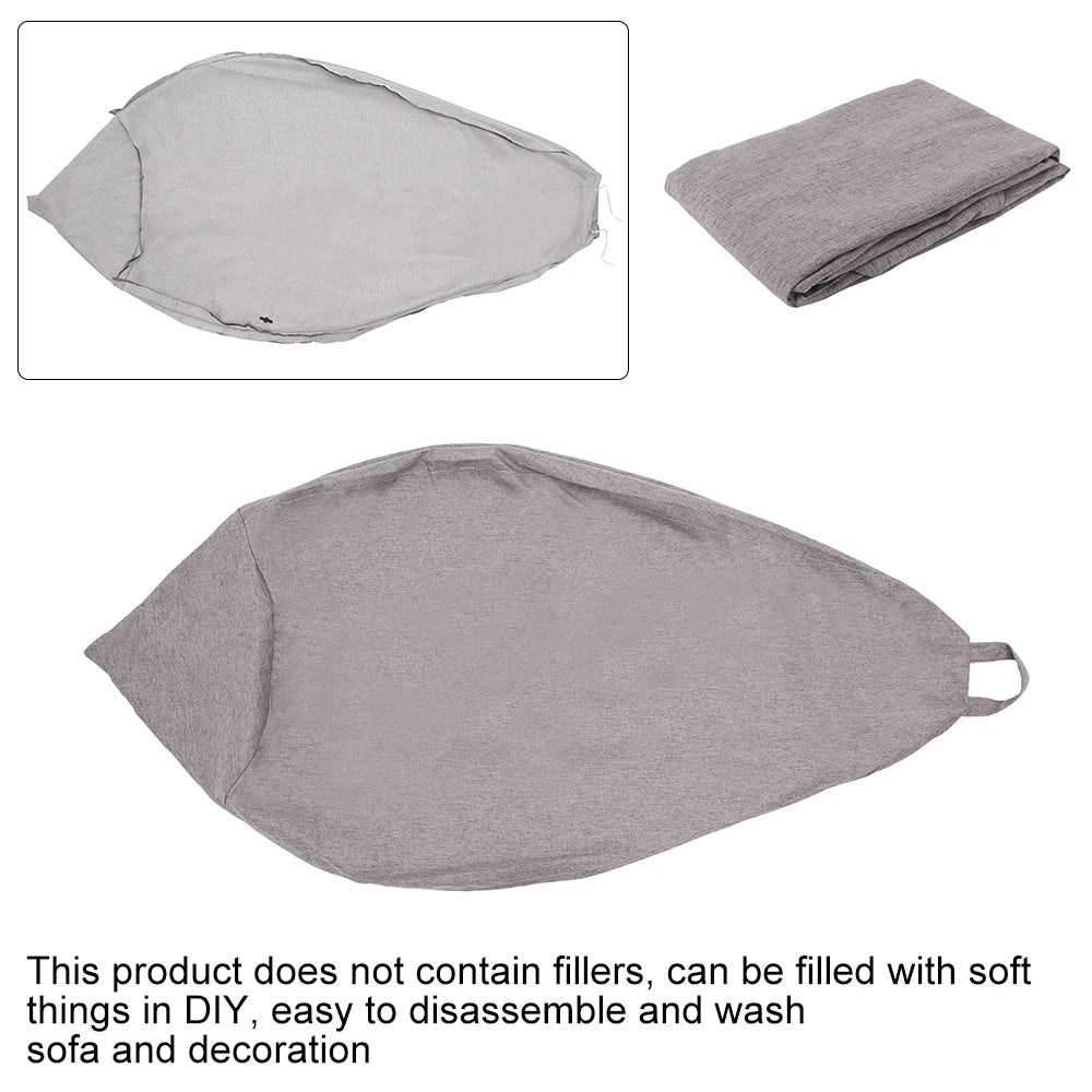 Lazy Sofa Chairs Cover Without Filler