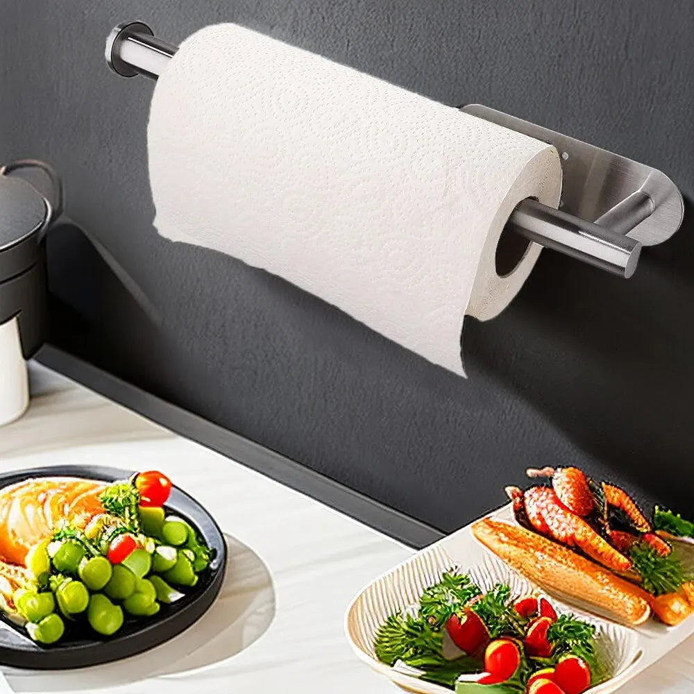 Adhesive Paper Towel Holder!