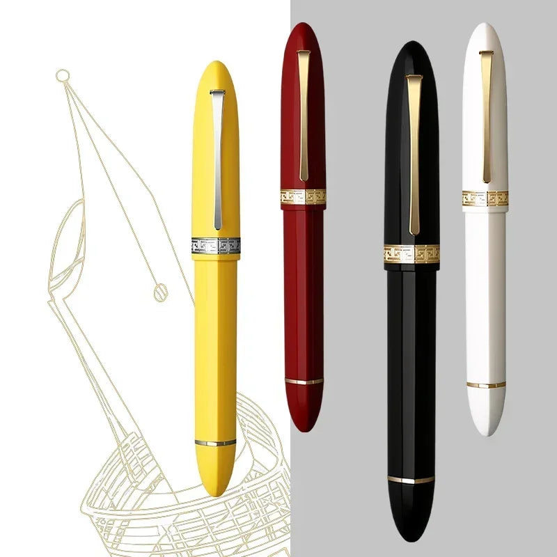 MAJOHN V60 Resin Triangular Piston Fountain Pen