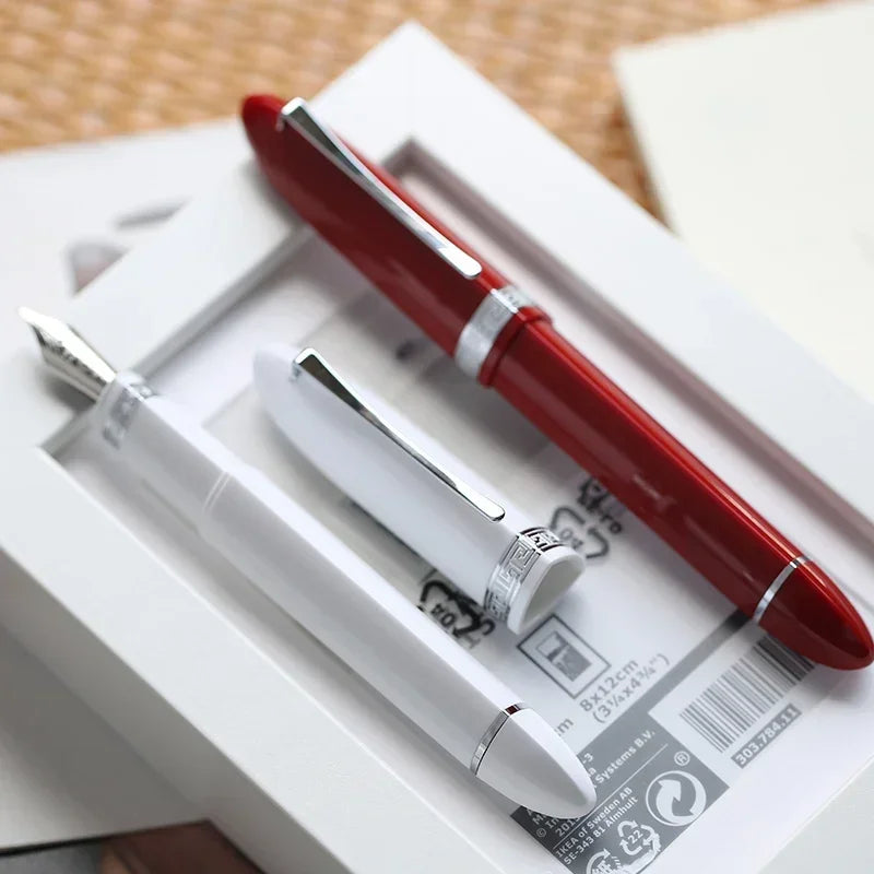MAJOHN V60 Resin Triangular Piston Fountain Pen