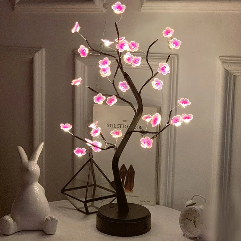 LED Rose Leaf Table Lamp – Enchanting Light for Every Occasion!