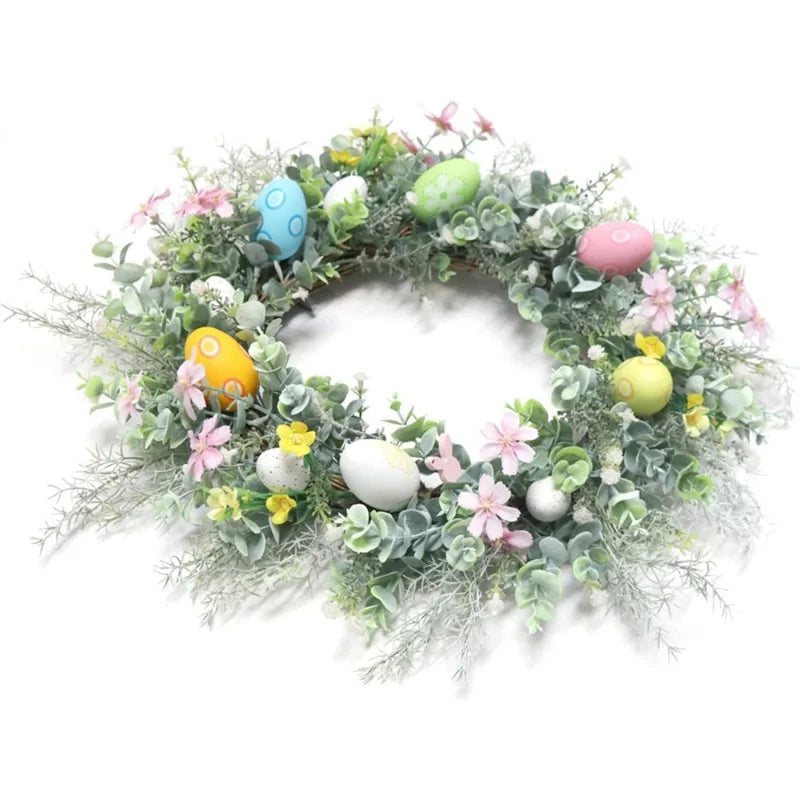 Spring Eggs Wreath Creative Artificial Garland: