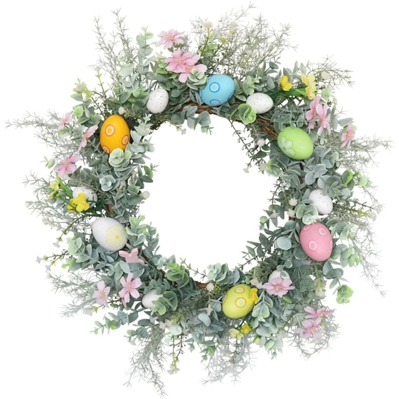 Spring Eggs Wreath Creative Artificial Garland: