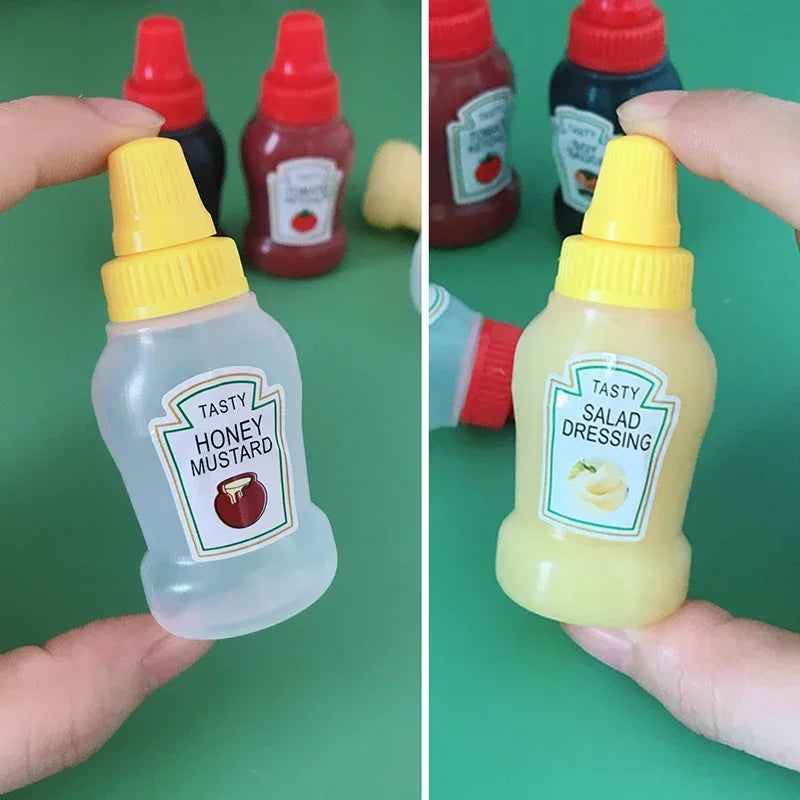 Mini Condiment Squeeze Bottles