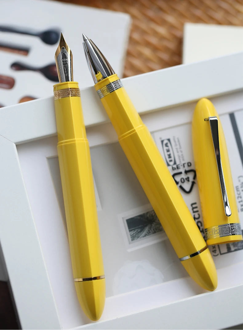 MAJOHN V60 Resin Triangular Piston Fountain Pen