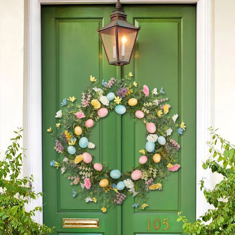 Spring Eggs Wreath Creative Artificial Garland: