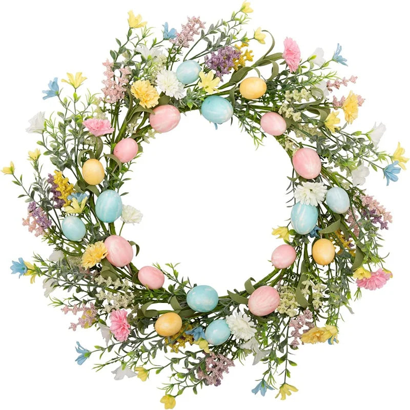 Spring Eggs Wreath Creative Artificial Garland: