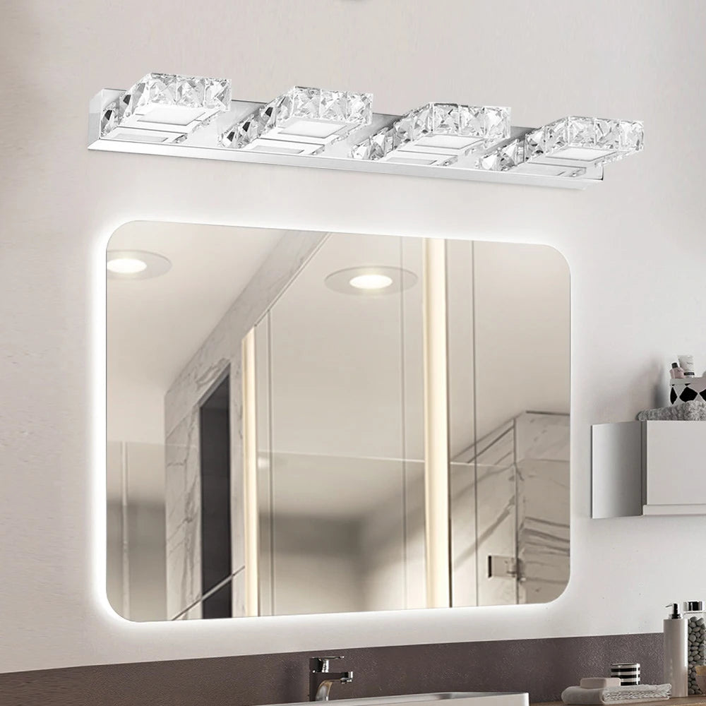 LOYALHEARTD Crystal Vanity Light LED Modern Toilet Wall Lamp