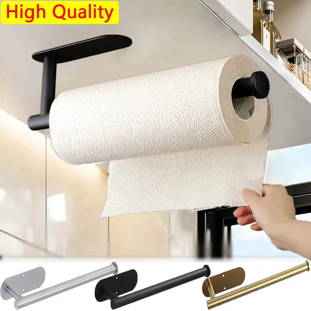 Adhesive Paper Towel Holder!