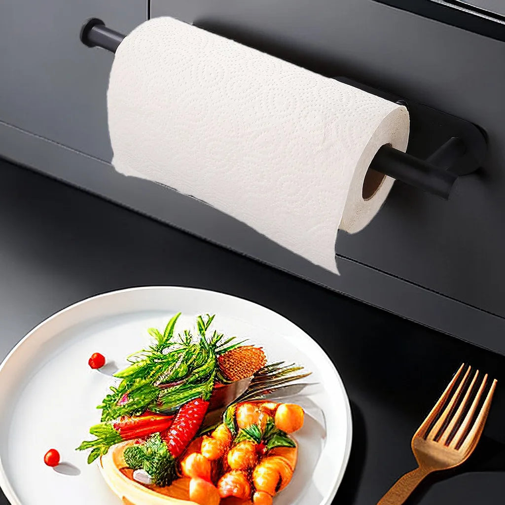 Adhesive Paper Towel Holder!