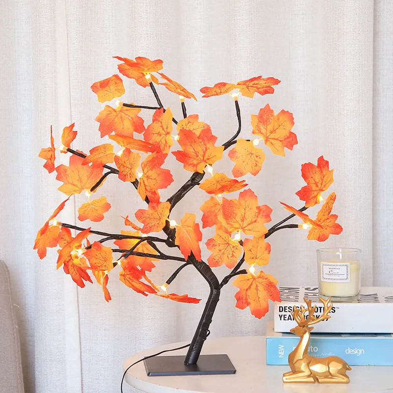 LED Rose Leaf Table Lamp – Enchanting Light for Every Occasion!