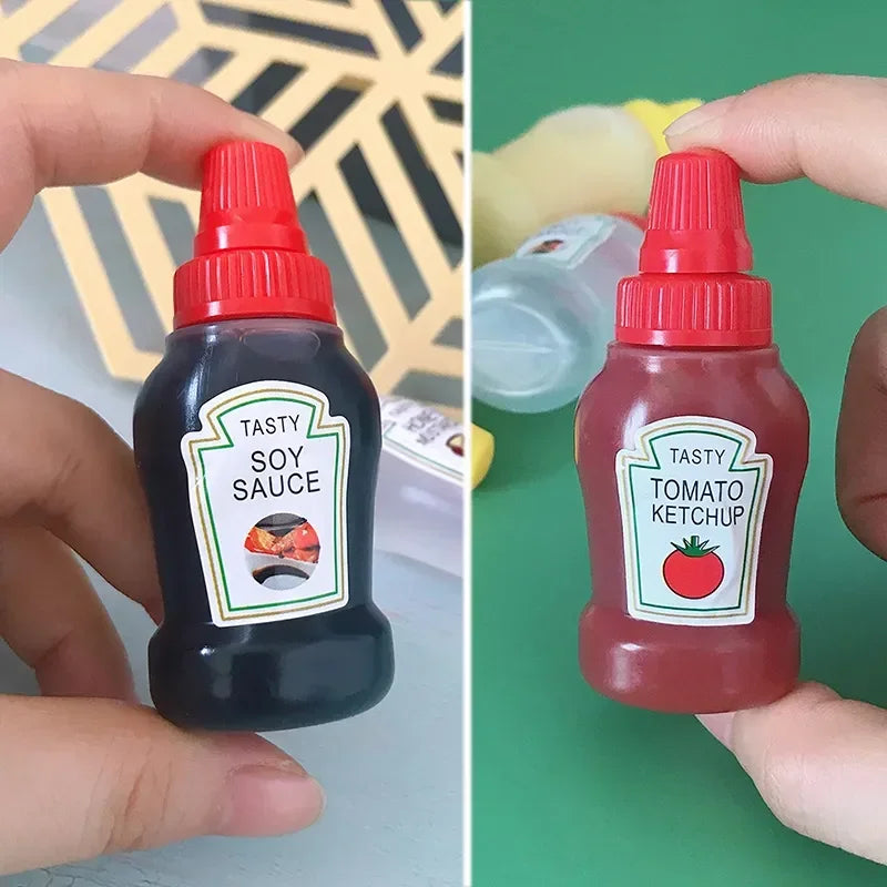 Mini Condiment Squeeze Bottles