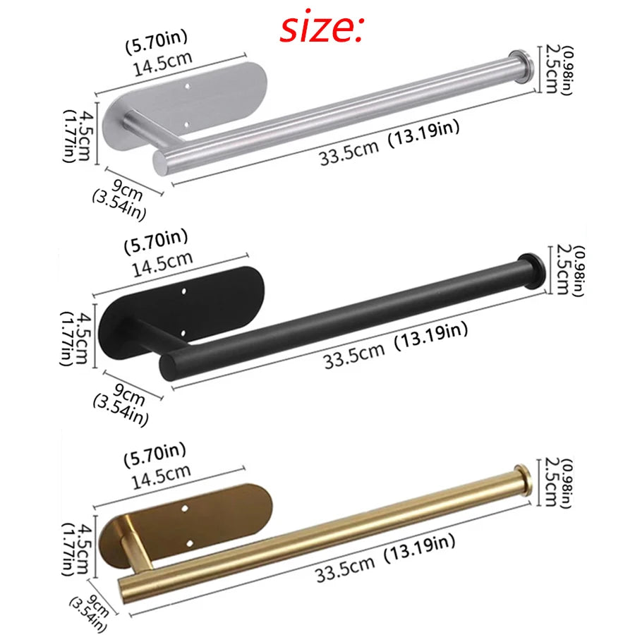 Adhesive Paper Towel Holder!