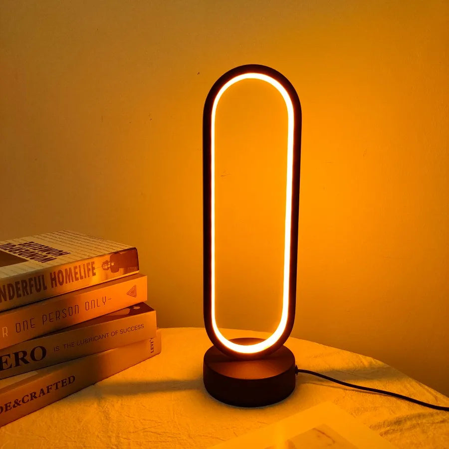 Bedroom 3-color Living Room Ring Lamp