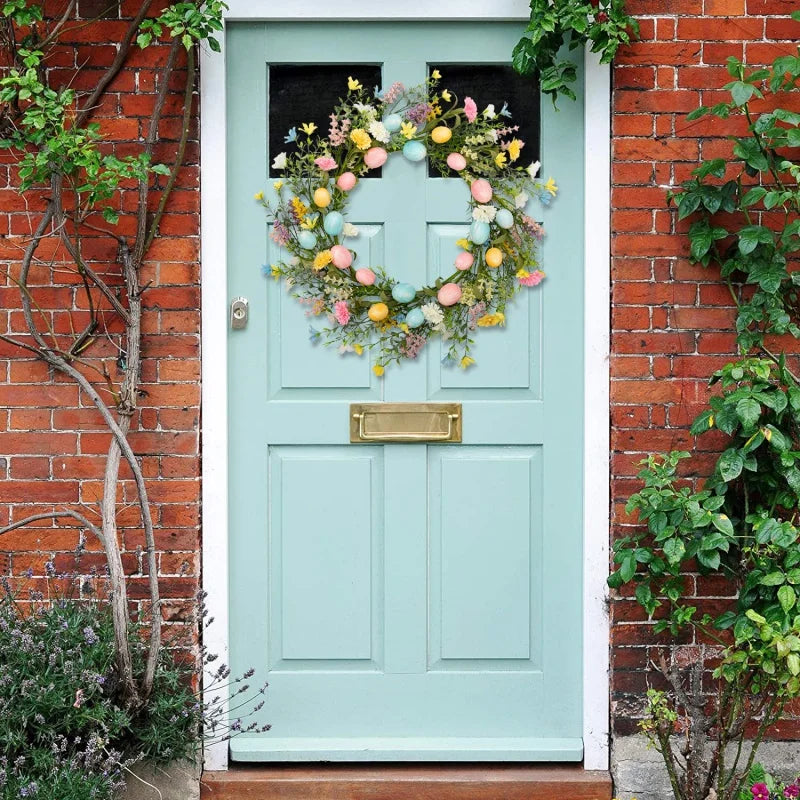 Spring Eggs Wreath Creative Artificial Garland:
