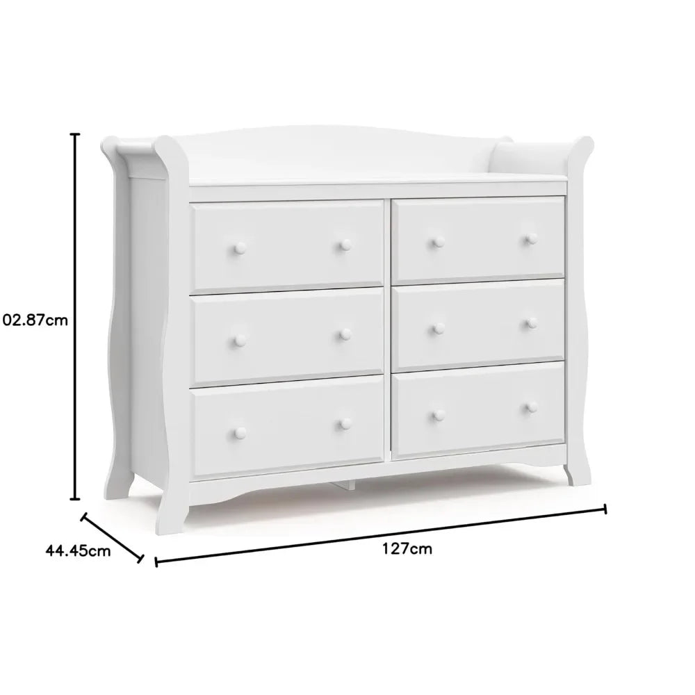 Nursery Dresser Organizer, White