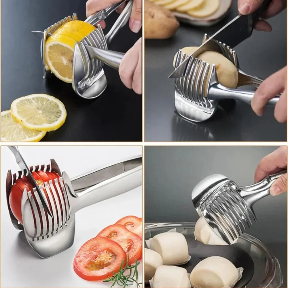 Stainless Steel Handheld Fruit & Vegetable Slicer
