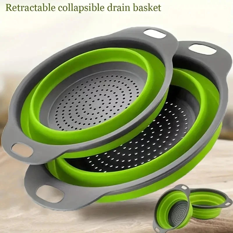 Space-Saving Silicone Colander