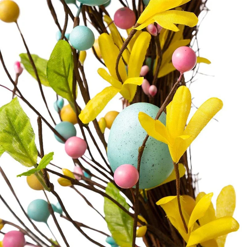 Spring Eggs Wreath Creative Artificial Garland: