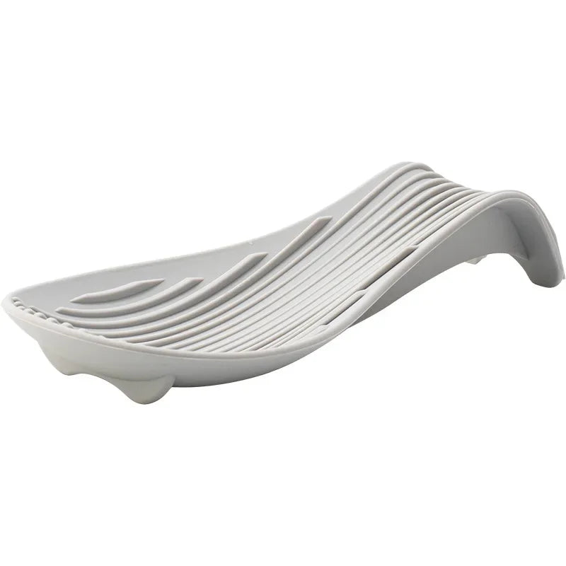 1/4Pcs Silicone Spoon Holder – Heat-Resistant; Handy Kitchen Essential!
