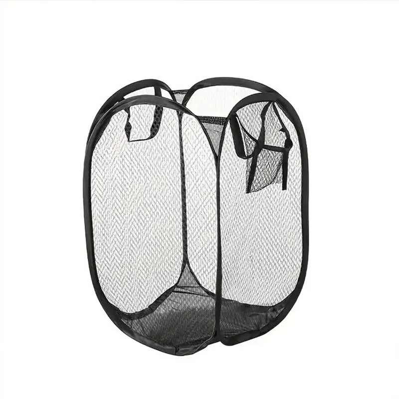 Mesh Pop-Up Laundry Basket – Foldable, Spacious &amp; Ultra Convenient!
