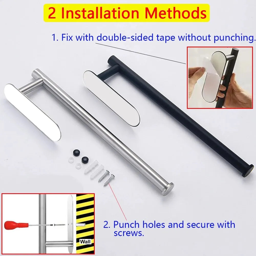 Adhesive Paper Towel Holder!