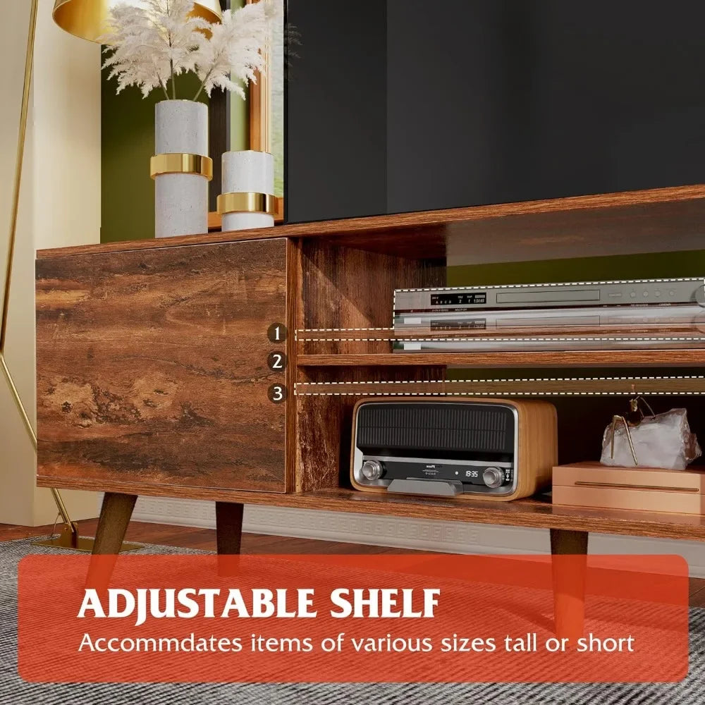Mid Century Modern TV Console for 55 60 in TV