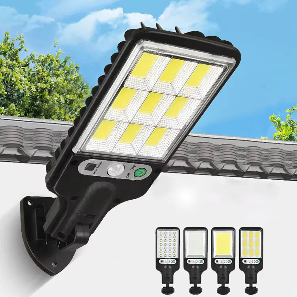Solar Outdoor LED Wall Light –  Waterproof & Motion-Sensitive