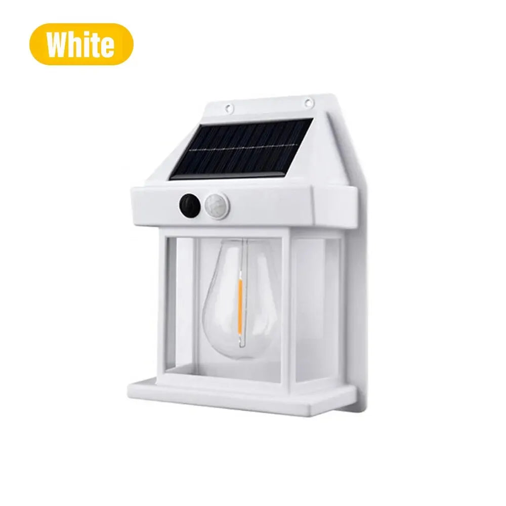 Outdoor Solar Tungsten Wall Light with Motion Sensor