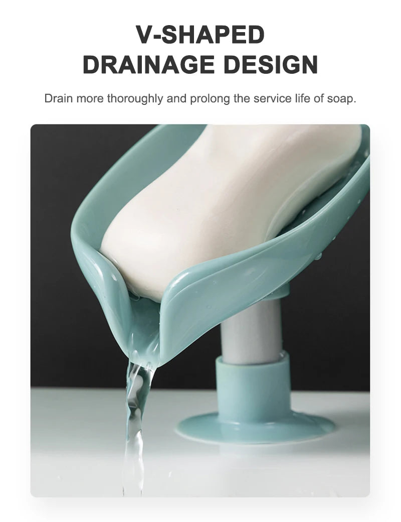 Stylish, Self-Draining Soap Dish for a Cleaner Bathroom! 🚿✨