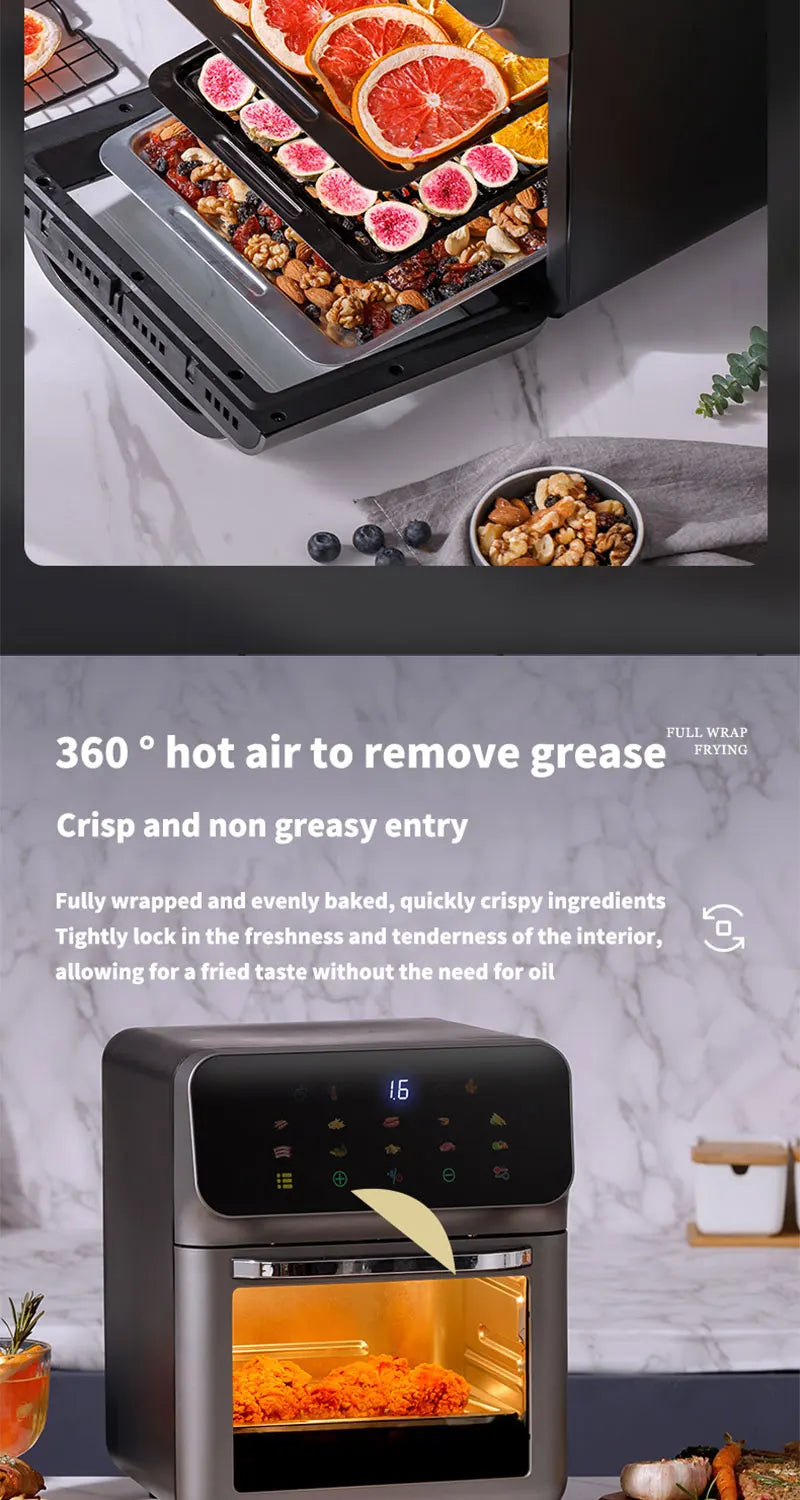 Electric Air Fryer 10L Large Capacity