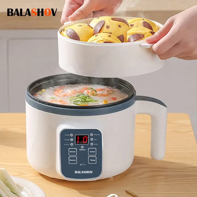 Mini Electric Rice Cooker Household Multicooker Steamer