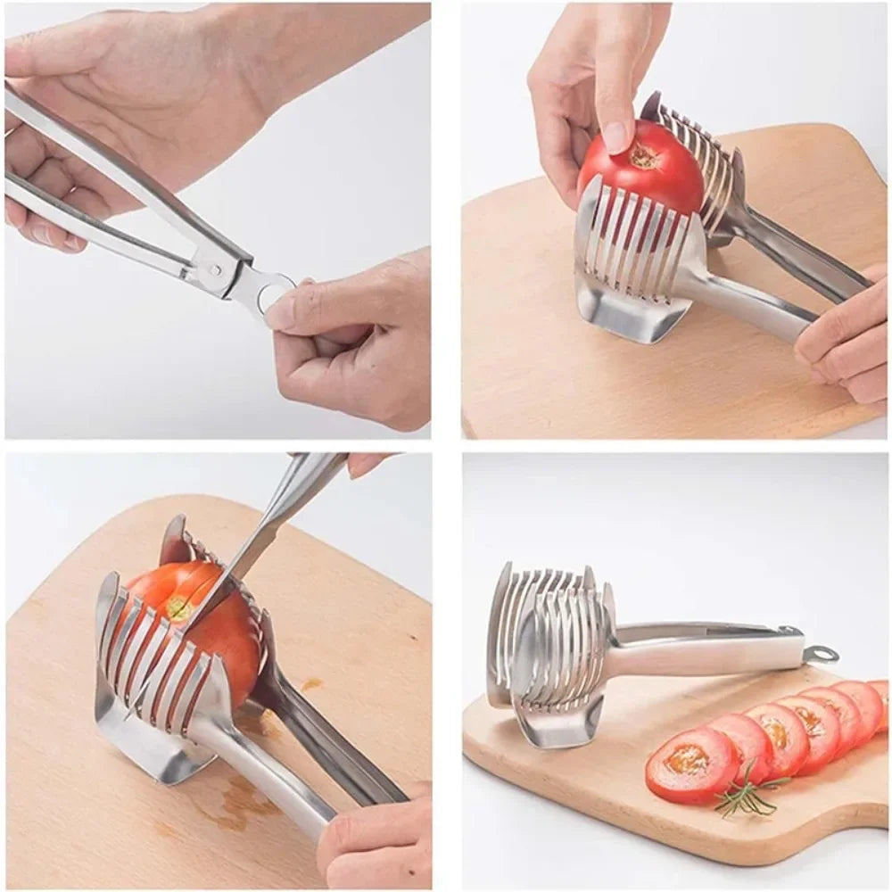 Stainless Steel Handheld Fruit & Vegetable Slicer