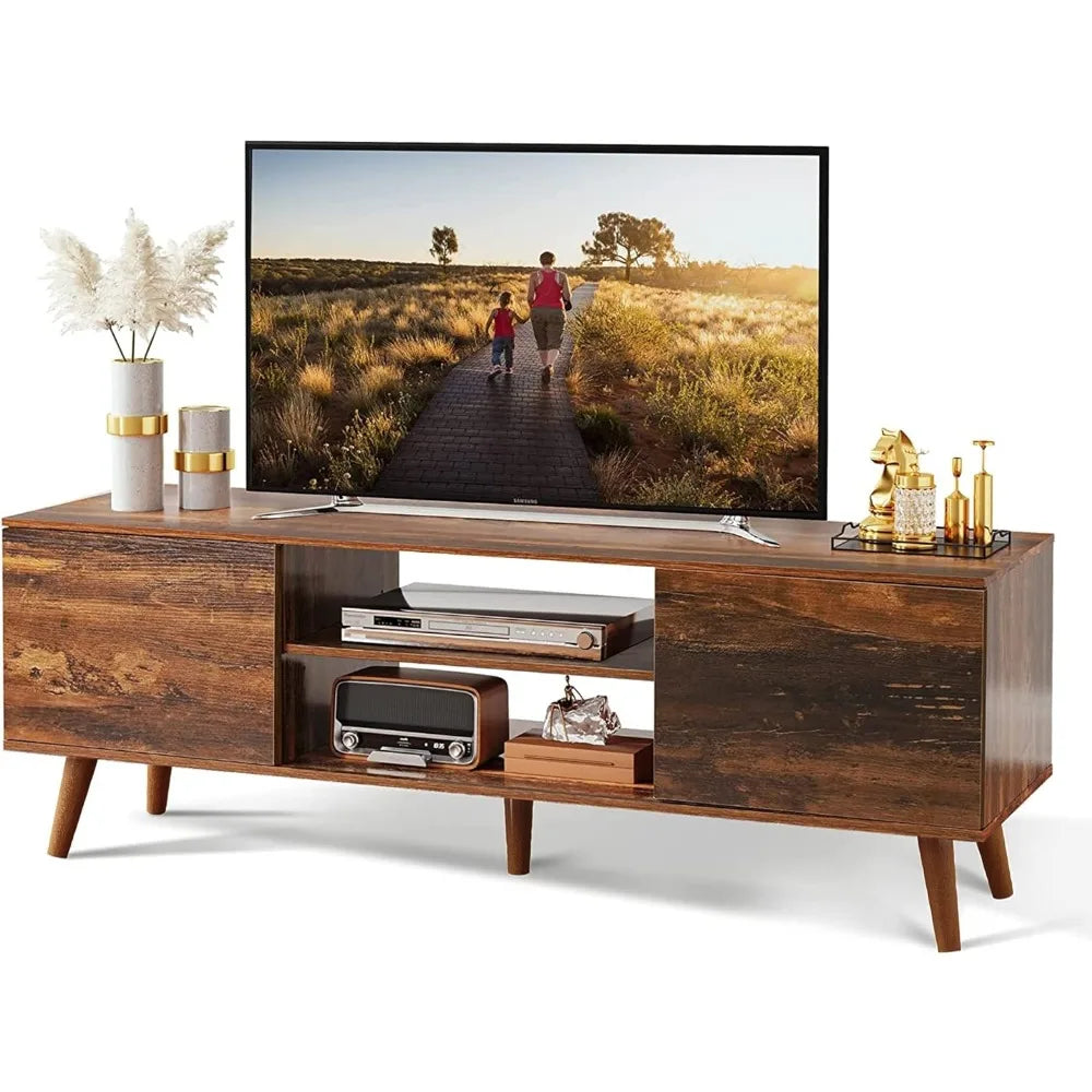 Mid Century Modern TV Console for 55 60 in TV
