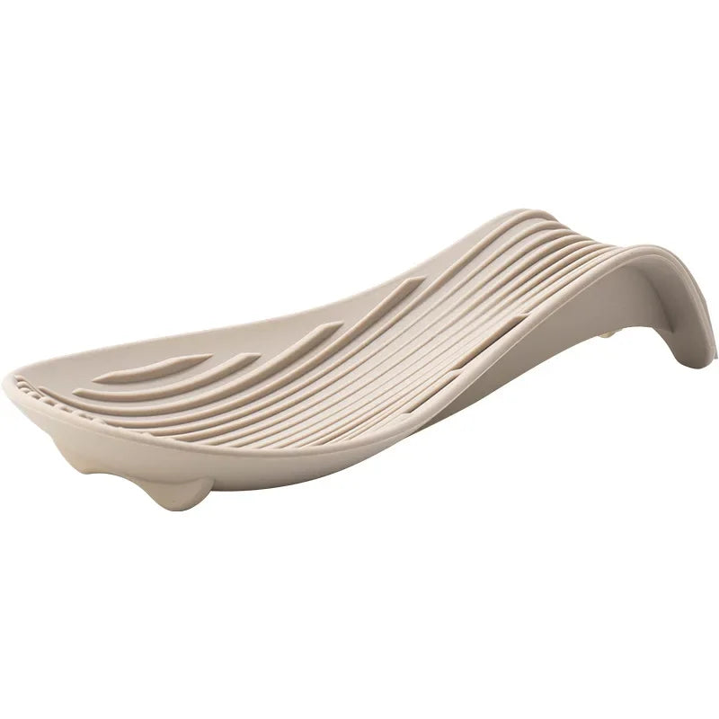 1/4Pcs Silicone Spoon Holder – Heat-Resistant; Handy Kitchen Essential!
