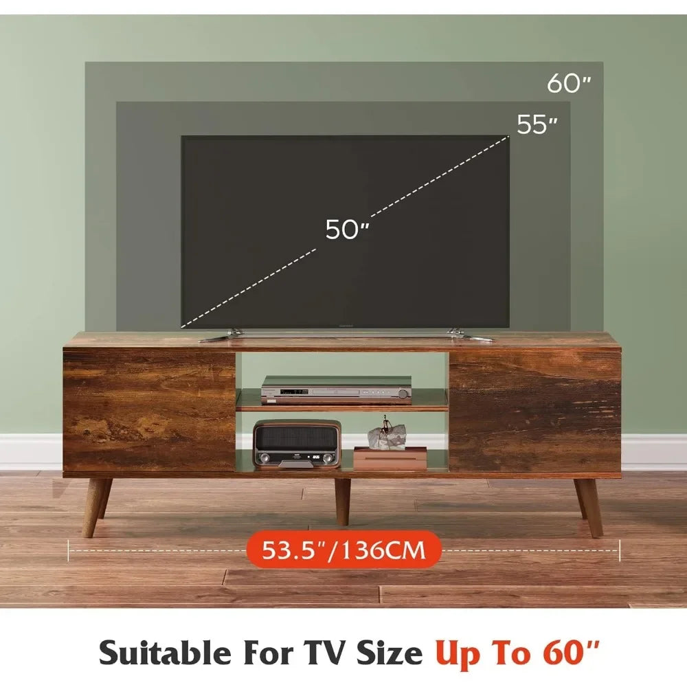 Mid Century Modern TV Console for 55 60 in TV