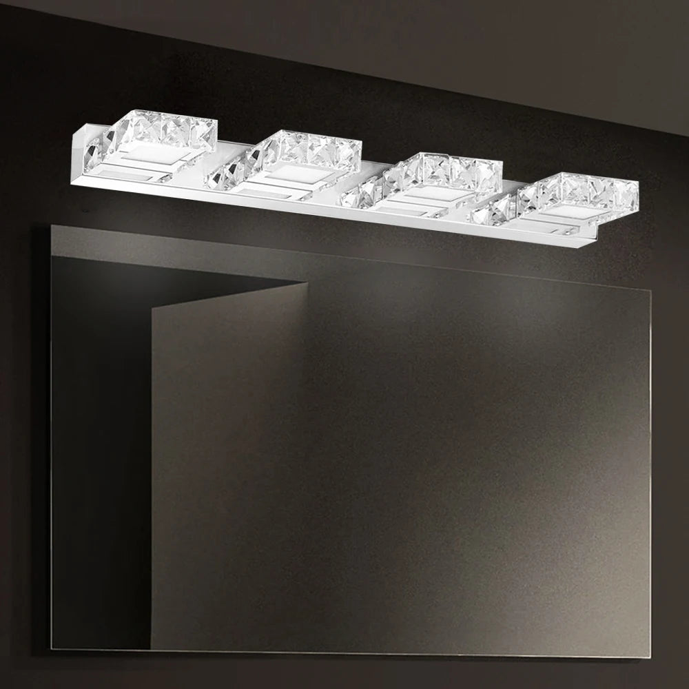 LOYALHEARTD Crystal Vanity Light LED Modern Toilet Wall Lamp