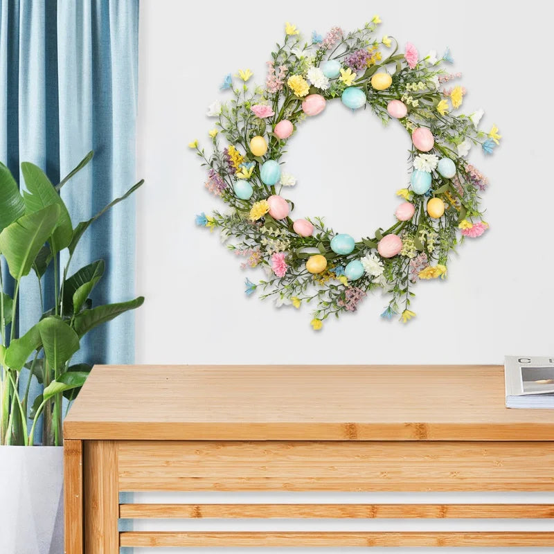 Spring Eggs Wreath Creative Artificial Garland: