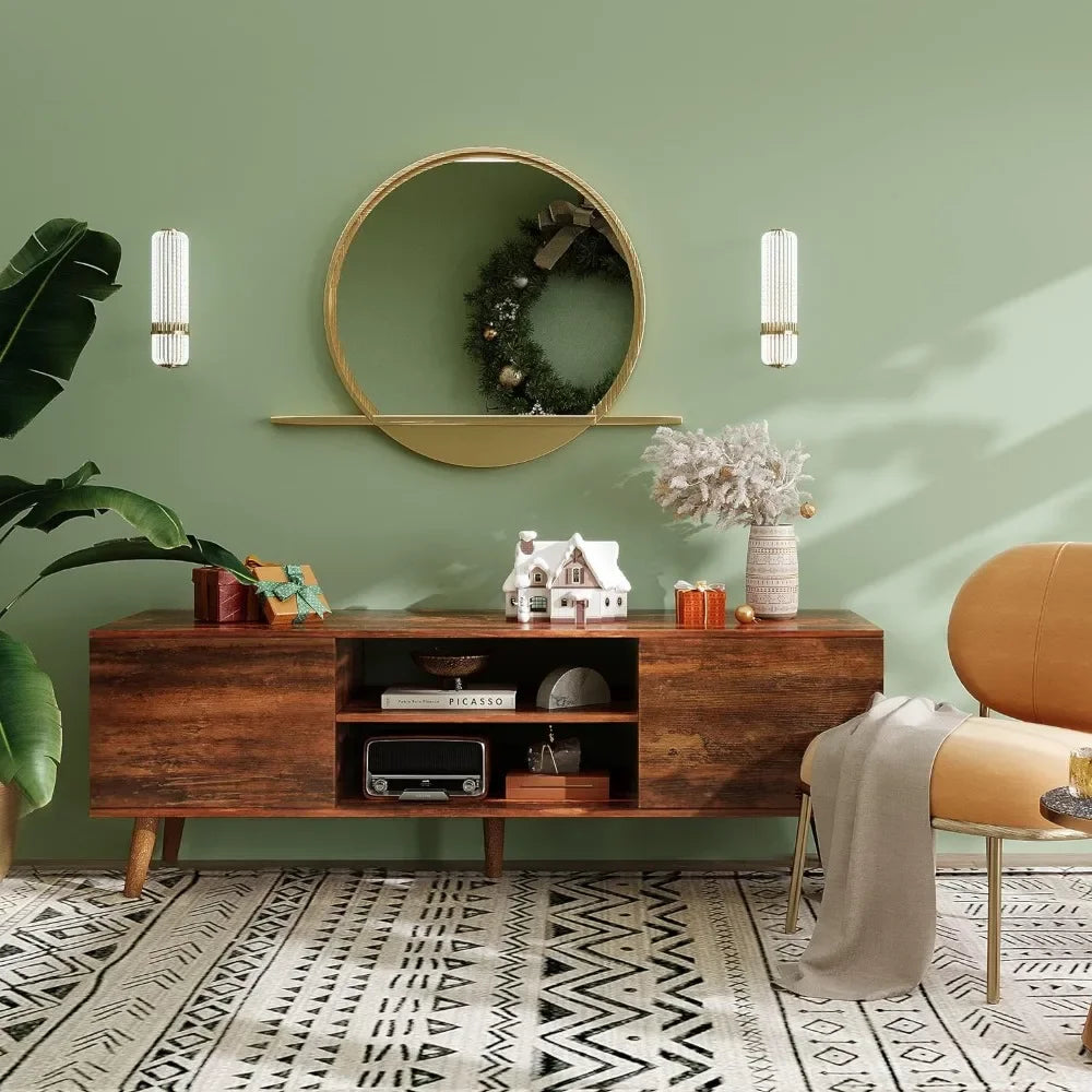 Mid Century Modern TV Console for 55 60 in TV