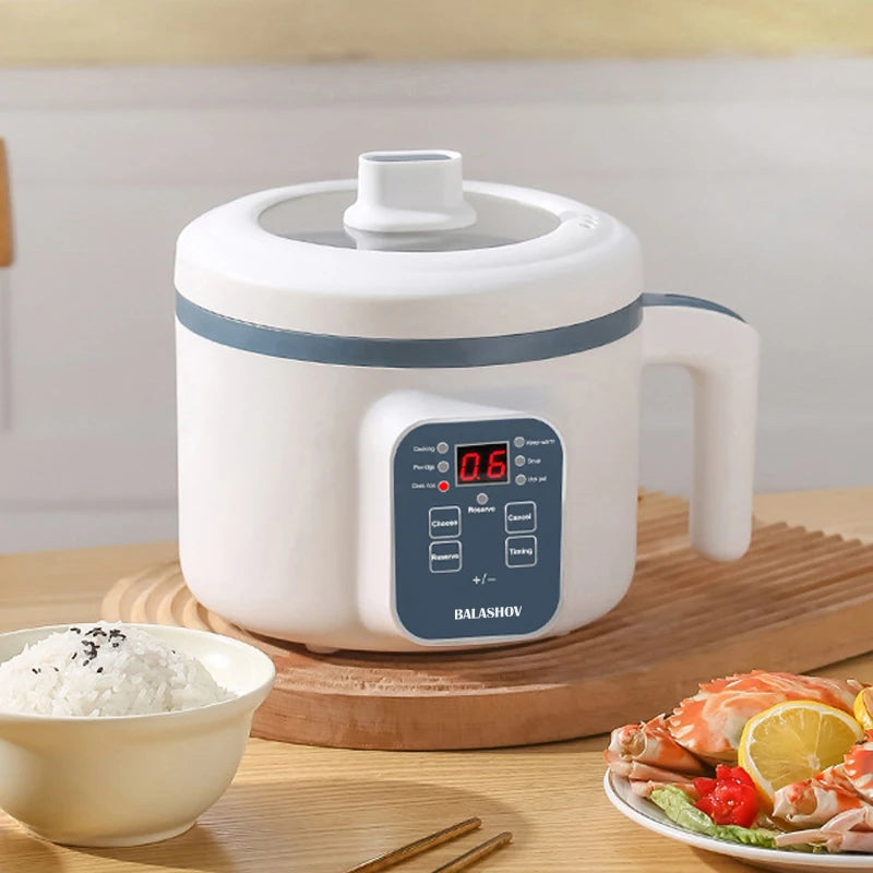 Mini Electric Rice Cooker Household Multicooker Steamer