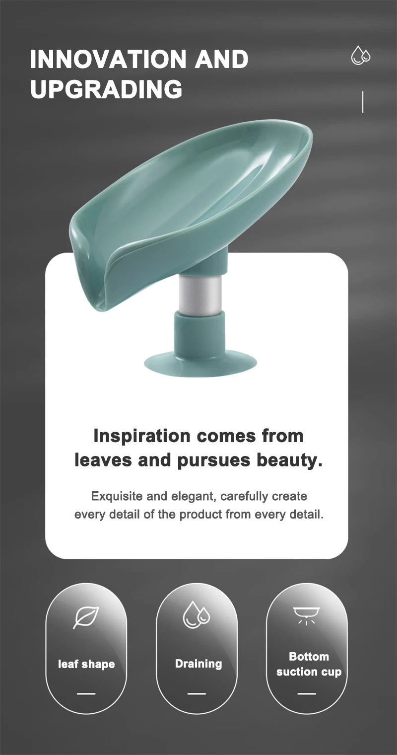 Stylish, Self-Draining Soap Dish for a Cleaner Bathroom! 🚿✨