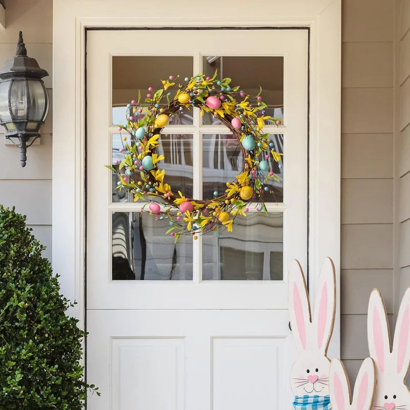 Spring Eggs Wreath Creative Artificial Garland: