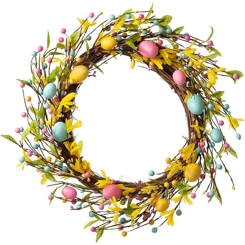 Spring Eggs Wreath Creative Artificial Garland: